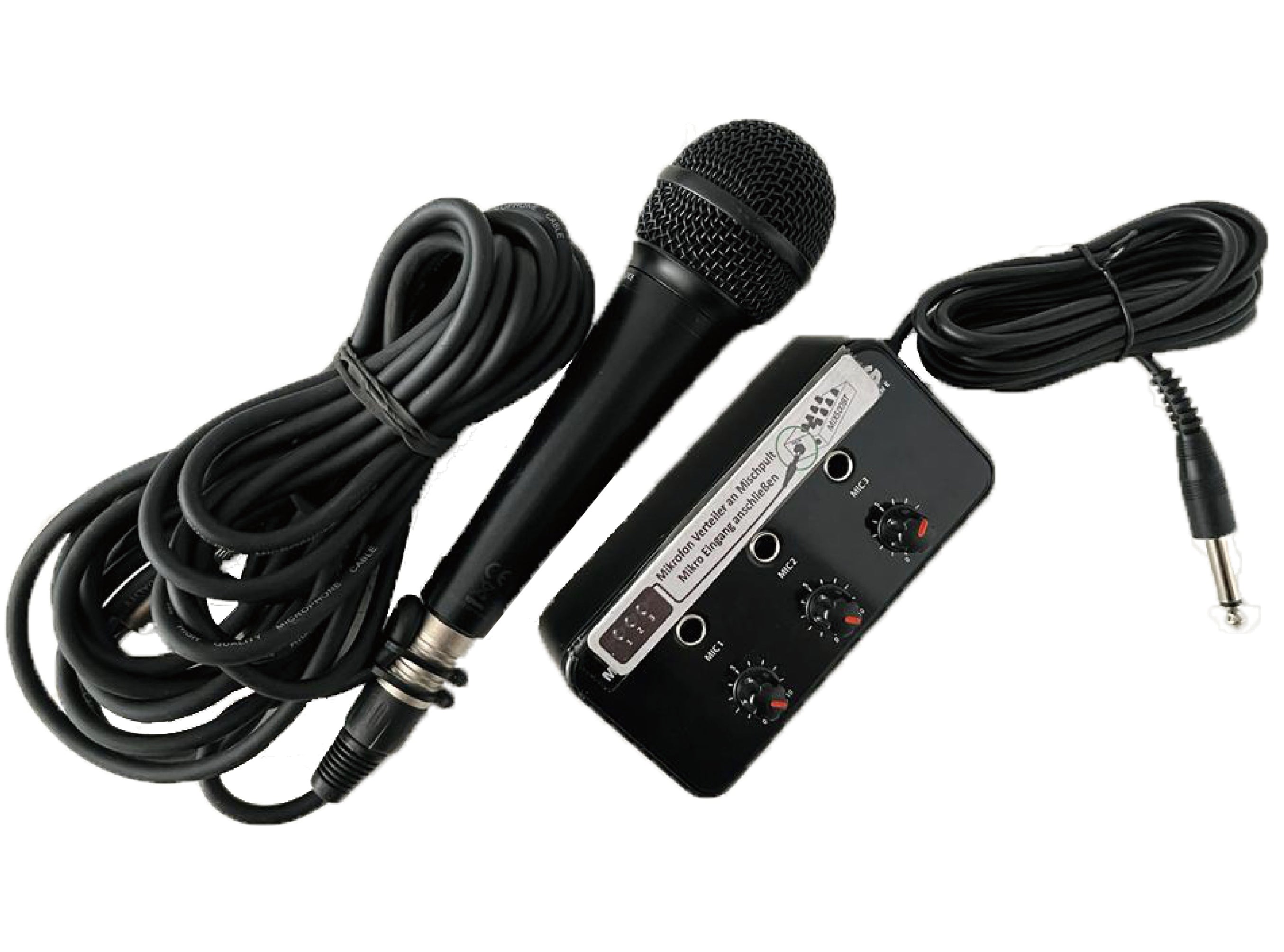 Upgrade - Zusatz-Mikrofon mit Verteiler - 10 TAGE BUCHUNG